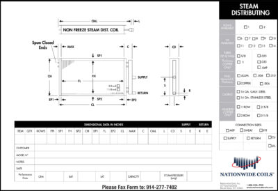 Steam distribution drawing