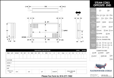 Steam opposite end drawing